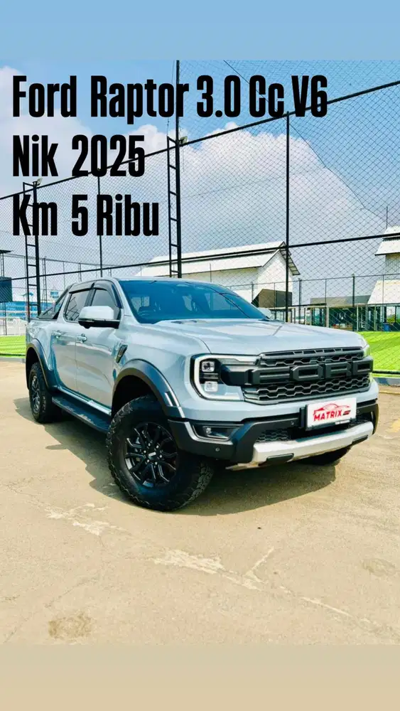Ford Raptor 3.0 V6 nik 2025 Grey on black Siap pakai