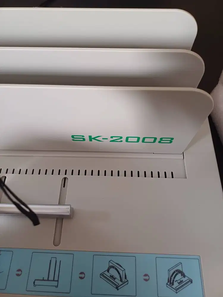 Mesin Jilid Buku Lem Panas  Glue Binding Machine SK-2008 Electric