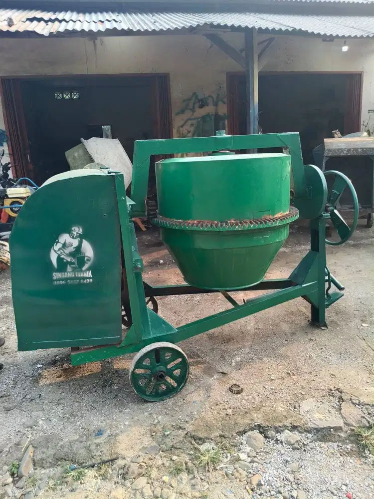 Jual Mesin Molen Beton Merk Hummer 450liter Kondisi Mulus