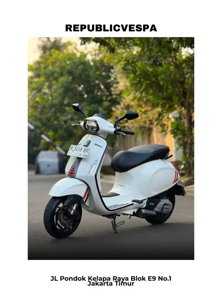TERMURAH VESPA SPRINT S150 IGET FACELIFT NEW MODEL TH 2024 WHITE