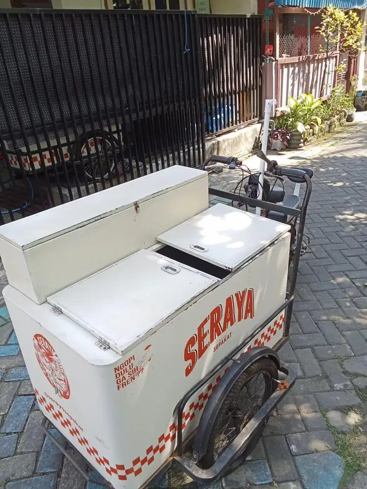 SEPEDA LISTRIK UNTUK JUALAN SUDAH DI MODIF