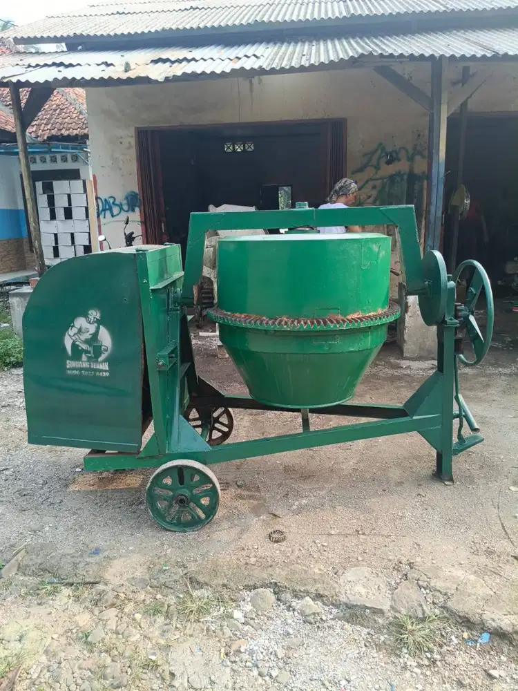 Jual Mesin Molen Cor Beton Hummer Gentong 450liter Mulus Siap Kerja
