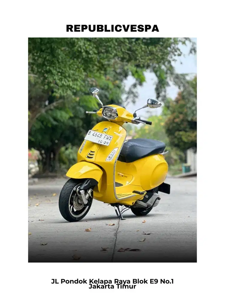 TERMURAH PIAGGIO VESPA SPRINT 150 IGET ABS FACELIFT TH 2019 YELLOW