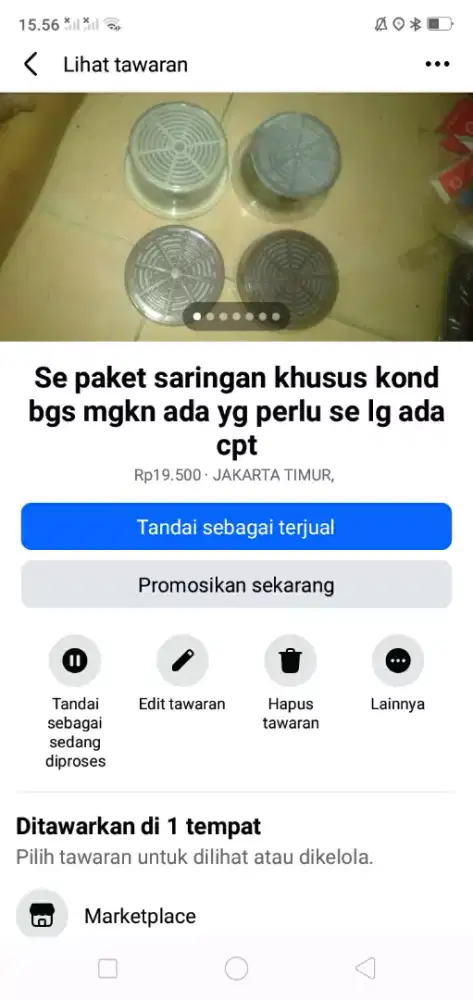 Se paket saringan serba guna kond bgs mgkn ada yg perlu se lg ada cpt