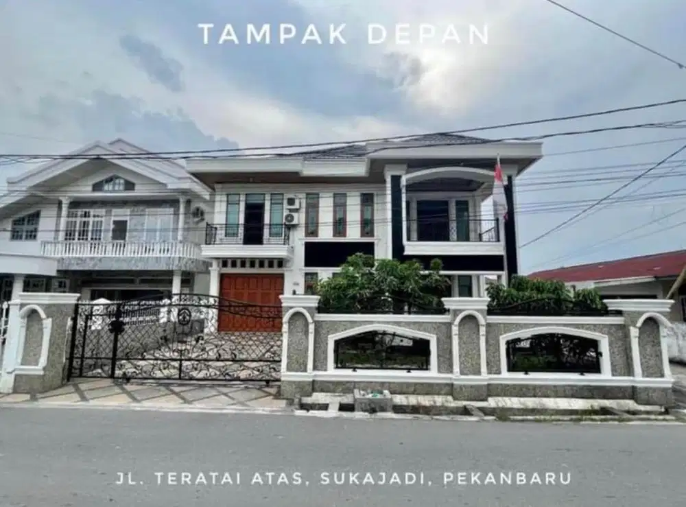 Rumah Mewah Tengah Kota Pekanbaru Lokasi Strategis