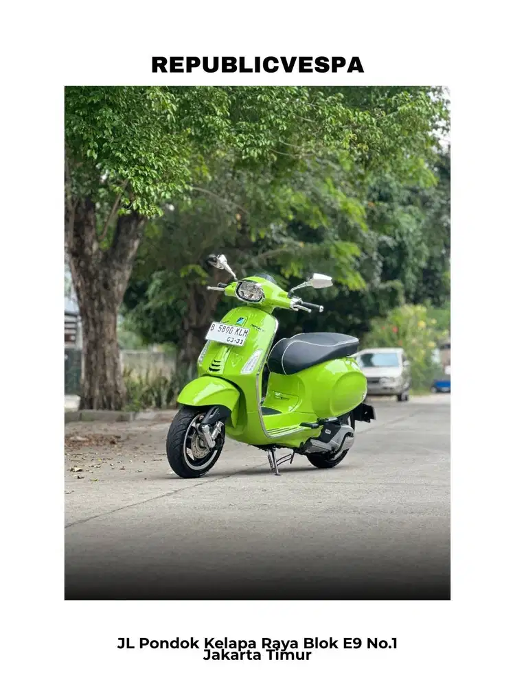 TERMURAH PIAGGIO VESPA SPRINT 150 FACELIFT NEW MODEL TH 2025 GREEN