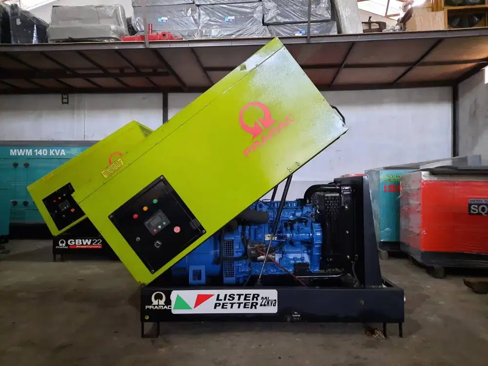 Genset Pramac Lister Petter + Leroy Somer 20 KVA Silent (Second)