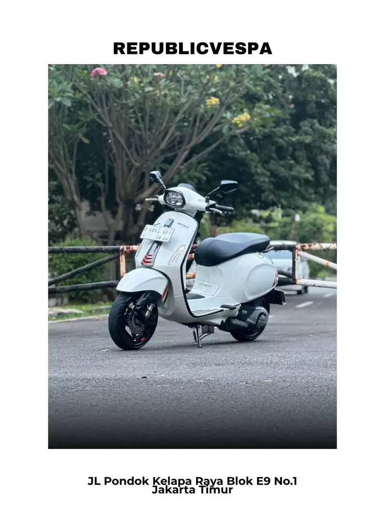 TERMURAH PIAGGIO VESPA SPRINT S150 NEW MODEL TH 2025 WARNA WHITE