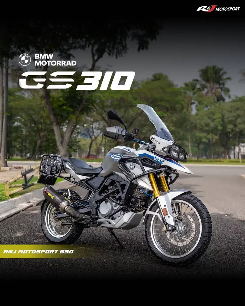 BMW GS 310 Nik 2018 KM 2.000an Knalpot Akrapovic