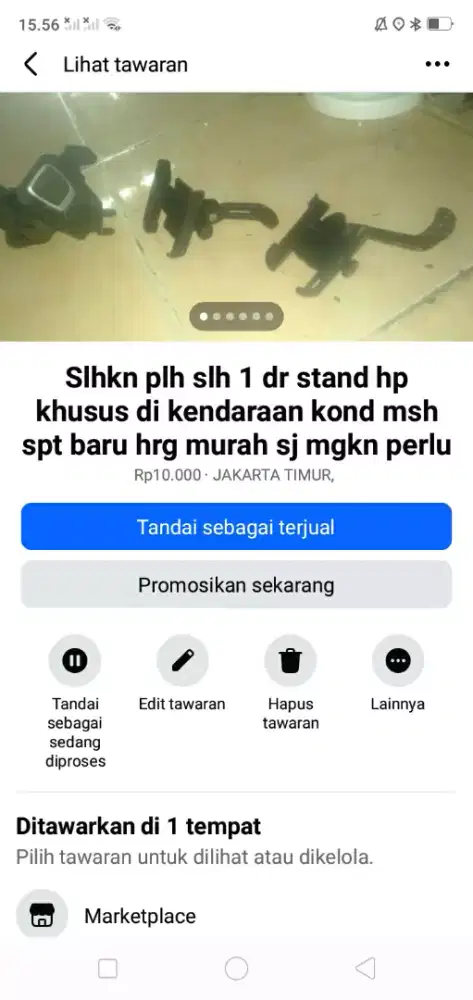 Slhkn plh slh 1 dr stand hp serba guna kond msh spt baru murah sj cpt