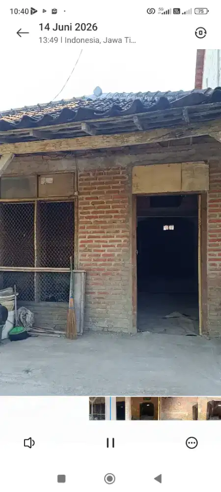 Di jual rumah murah Rp160.000.000 bisa nego.