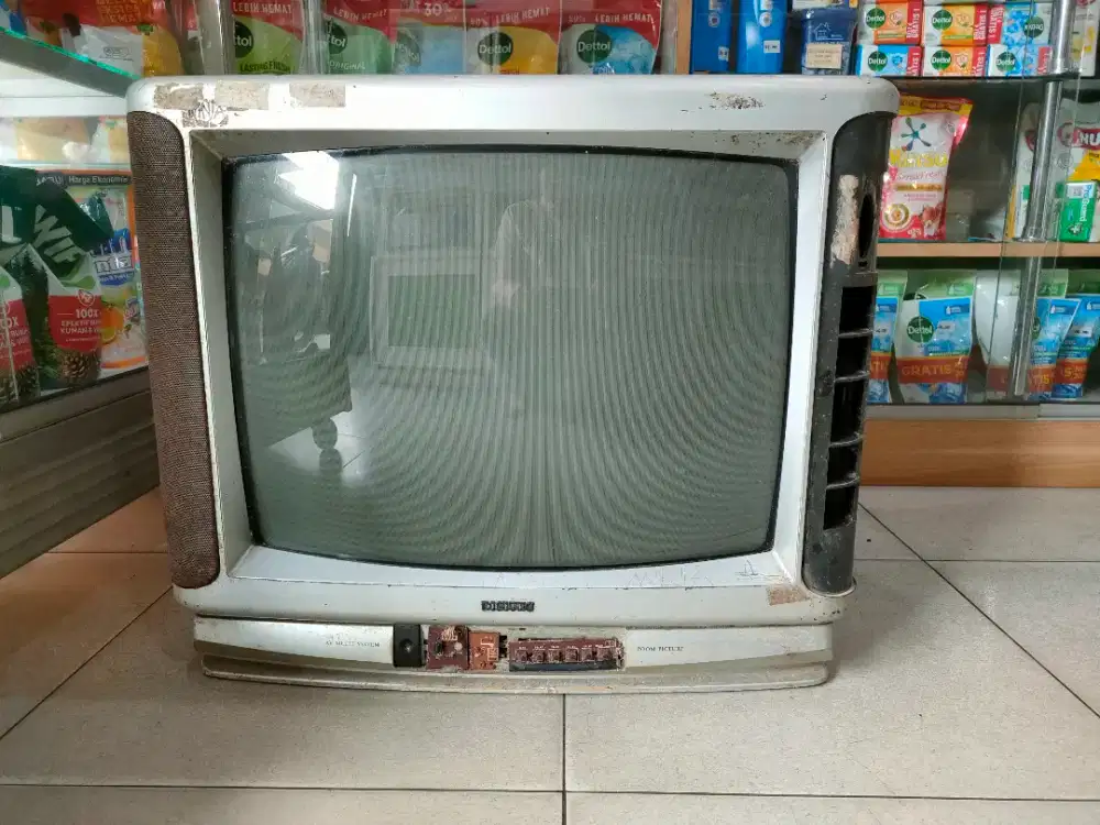 BEKAS / SECOND TV TABUNG 21 DIGITEC - RUSAK