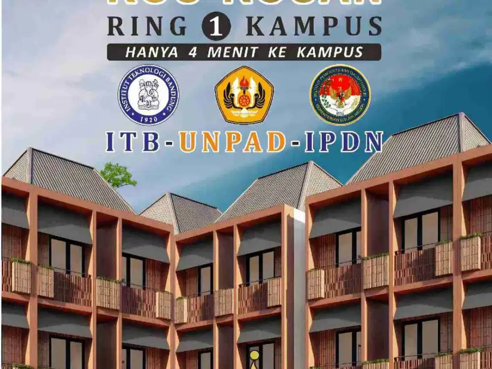 Dijual Kost Premium 4 Menit ke ITB, Unpad, IPDN, Fully Furnished, SHM, Occupancy Tinggi, Developer Pengalaman