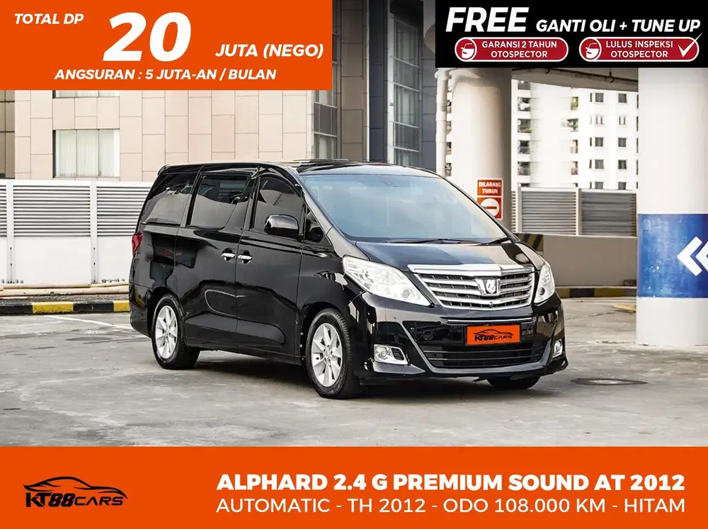 Toyota Alphard 2.4 Premium Sound 2012