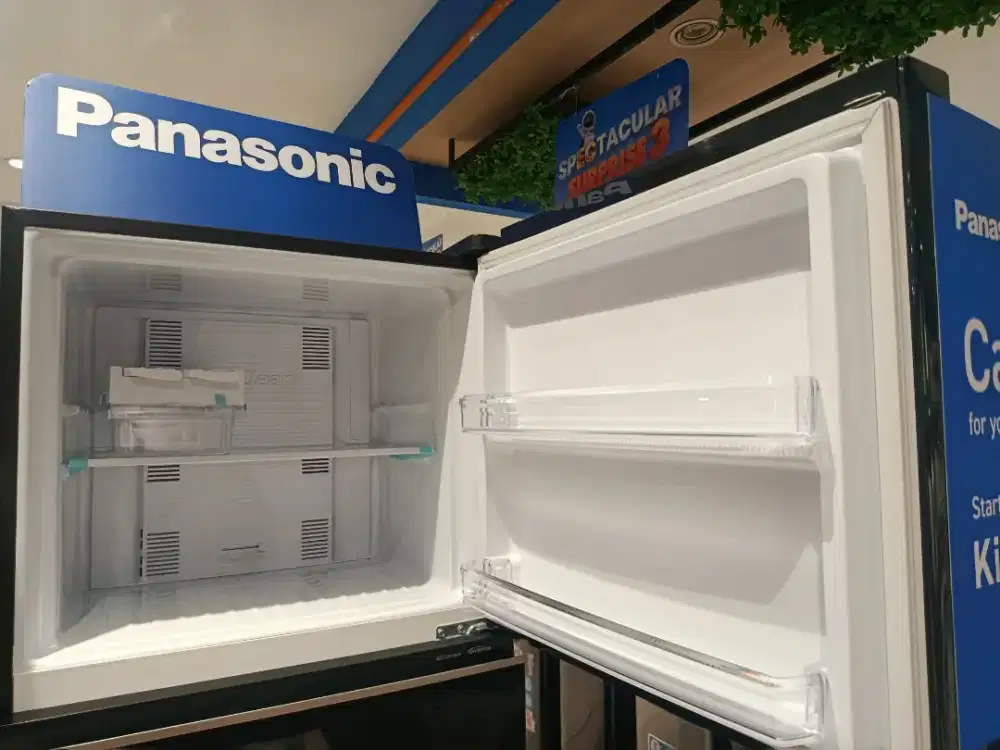 CICILAN KULKAS PANASONIC 2 PINTU BUNGA 0% FREE 2X ANGSURAN
