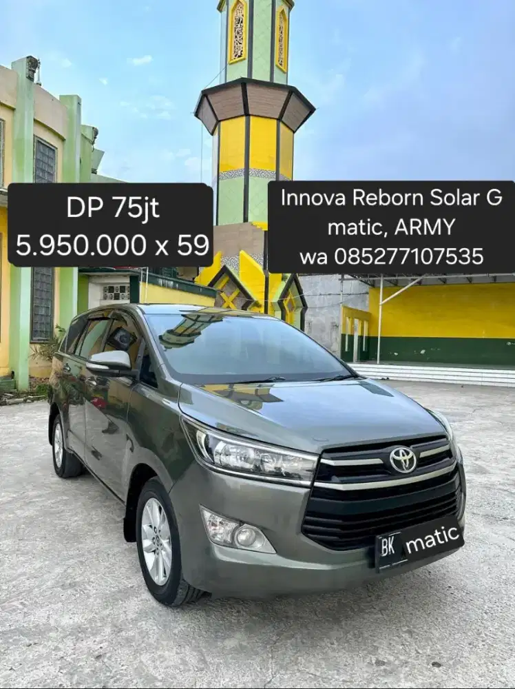 Innova Reborn solar G matic 2016 pemakaian 2017