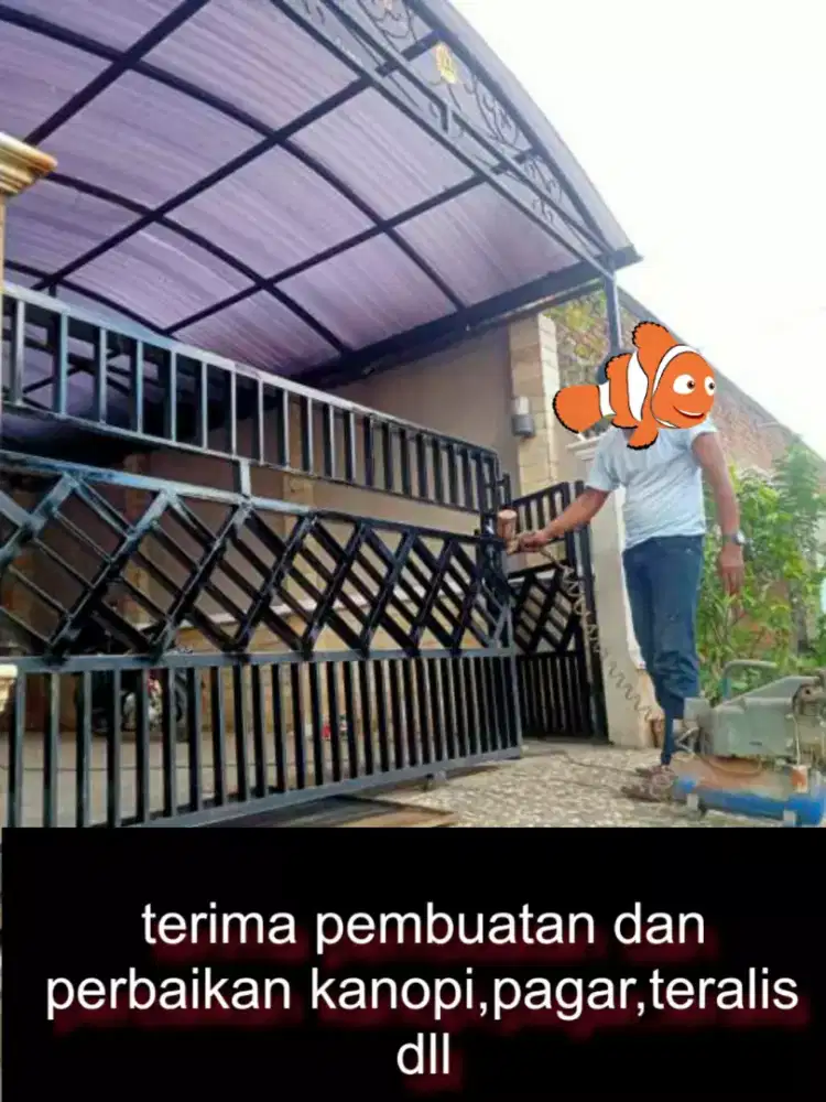 Pagar,kanopi,teralis dll