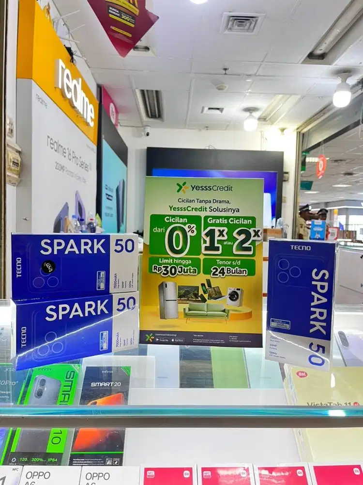 tecno spark 50 6/128 8/128cicilan cash tukertambah bisaaaa