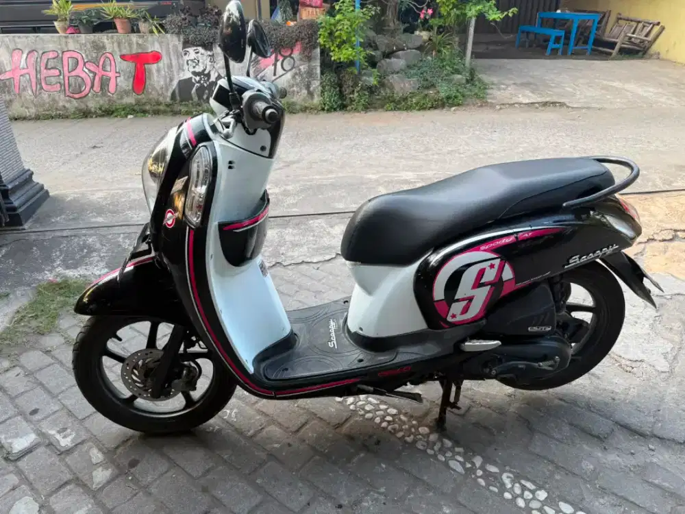Scoopy esp stater halus 2016 plat AB bantul