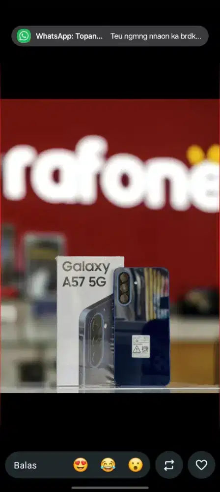 Samsung Galaxy A57 charcoal