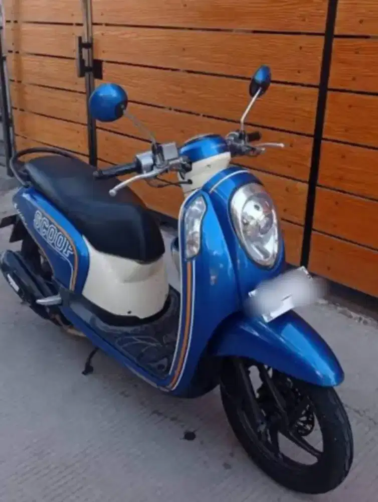 Scoopy injeksi THN 2013 plat AB kota