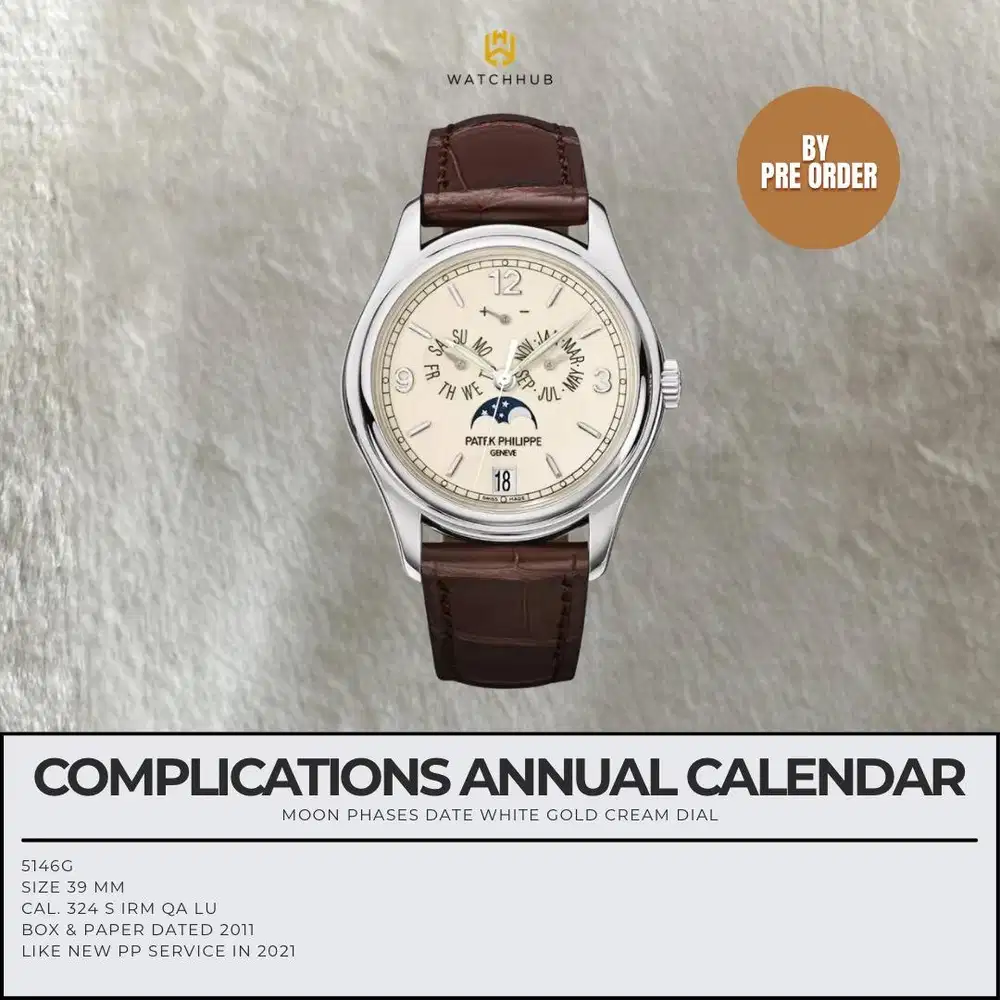 [PRE-ORDER] Patek Philippe Complications Annual Calendar 5146G