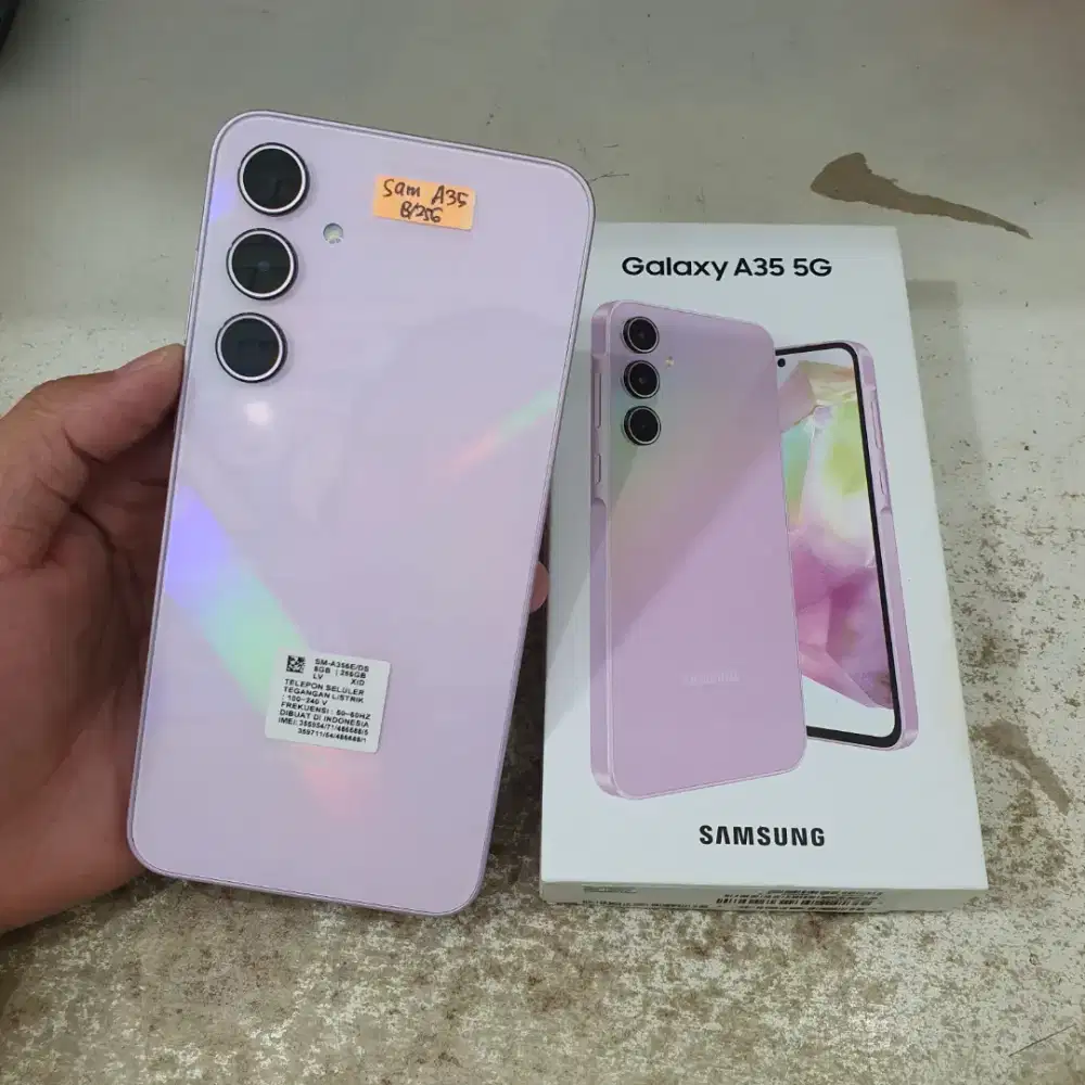 Samsung Galaxy A35 5G 8/256GB Second Mulus Fullset Original