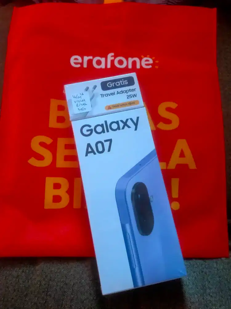 Samsung A07 violet ram 8/256 baru segel