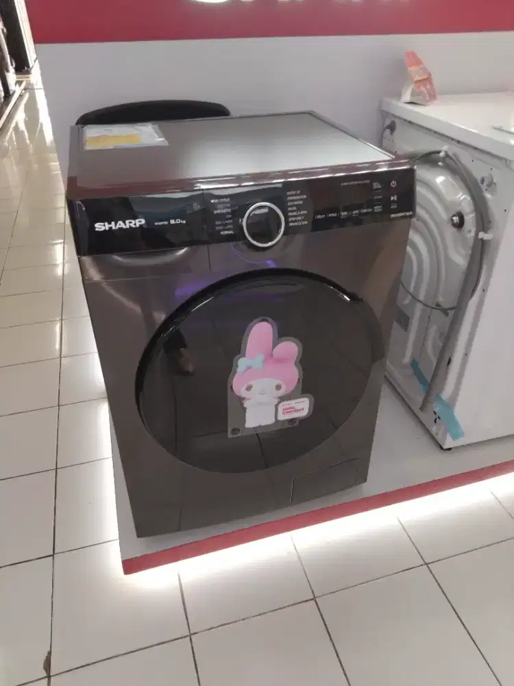 Mesin Cuci Sharp 9kg 195watt Inverter
