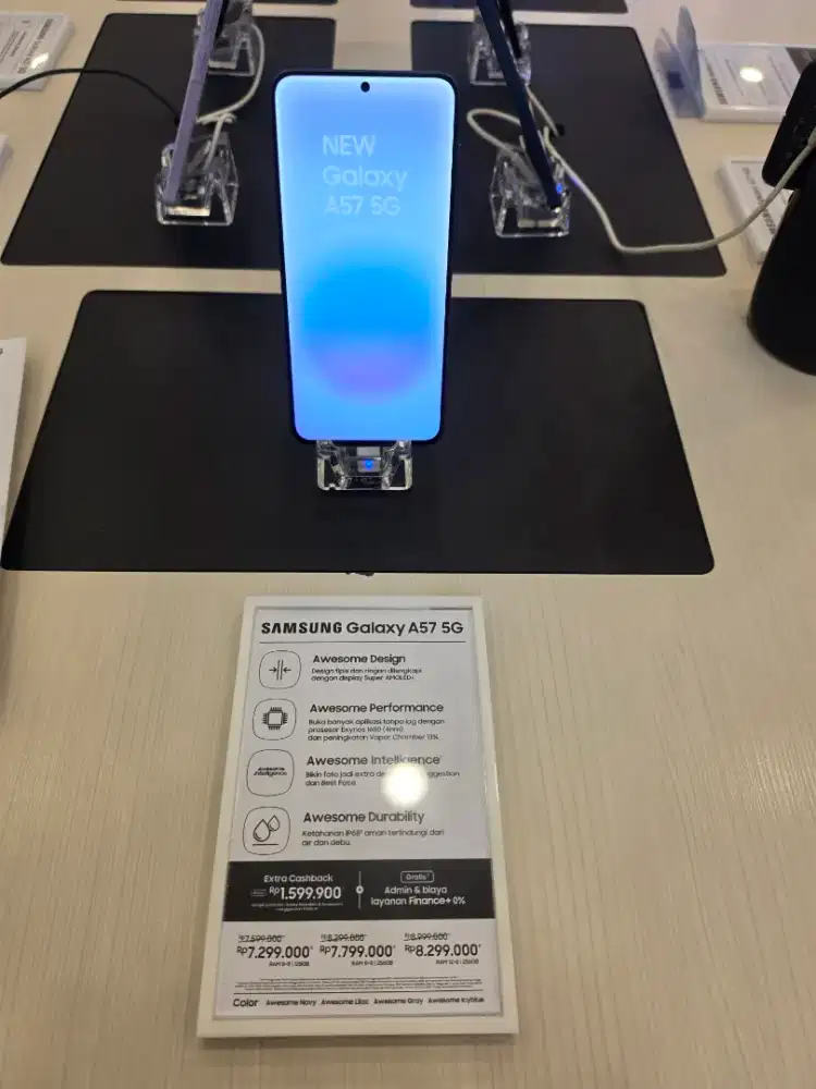 Samsjng galaxy A57 free buds core
