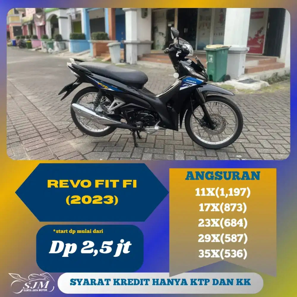 HONDA REVO FIT 2023 CASH & KREDIT