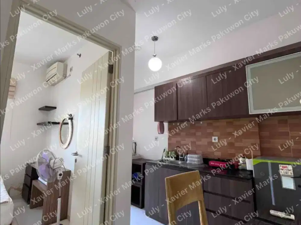 Disewakan Apartemen Eastcoast Residence 1BR Full Furnished Lantai Ground Hadap Hoky Pakuwon City Surabaya Timur