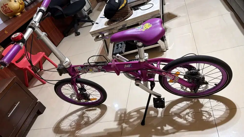 Sepeda anak perempuan model cantik bekas masih mulus