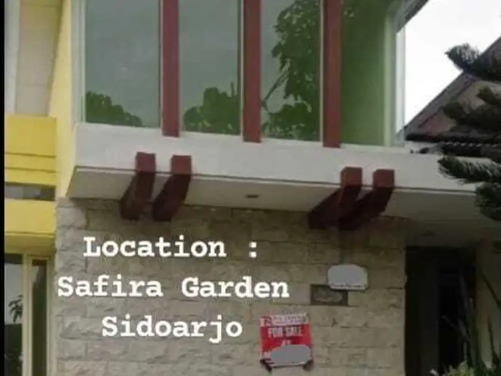 Rumah Siap Huni Perum Safira Garden Sepande Sidoarjo Kota