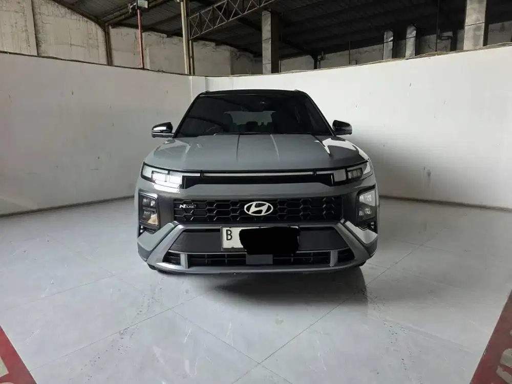 Low km 28rban Hyundai Creta N Line Turbo AT ( Matic ) 2025 Grey Mulus