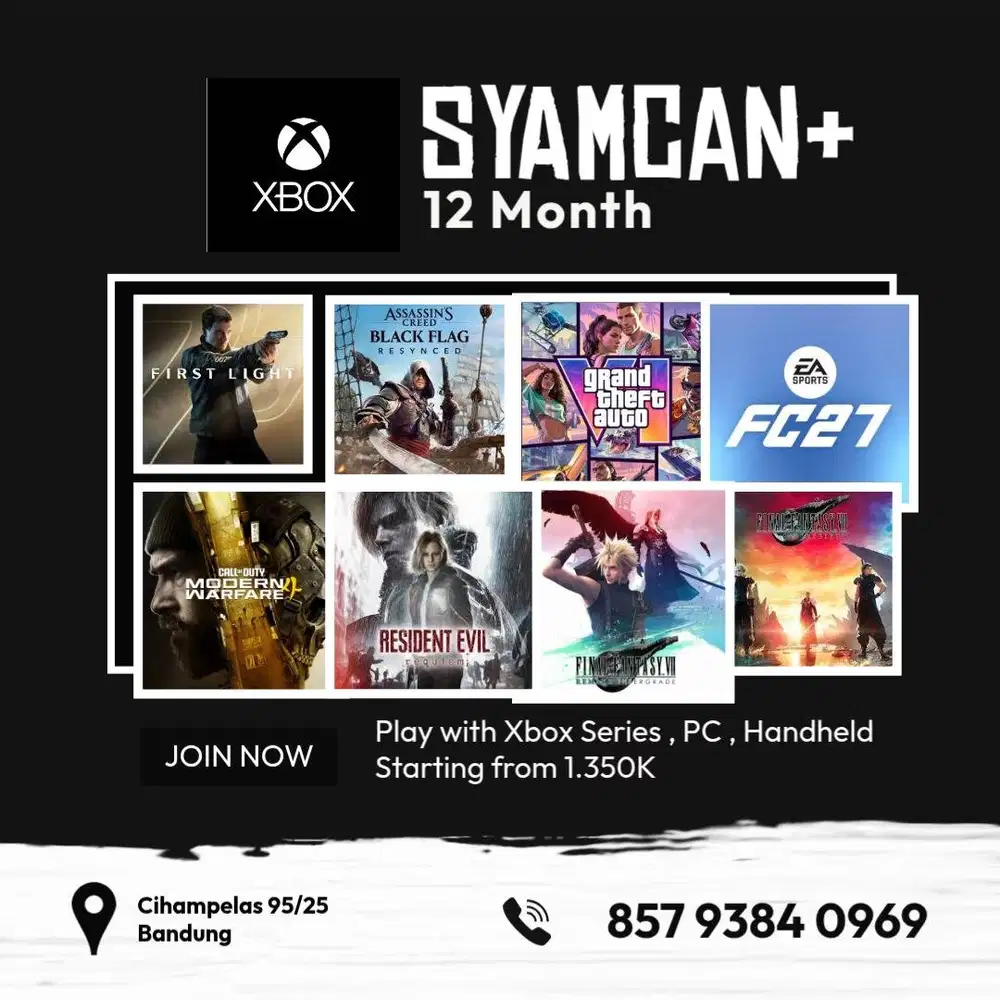 Membership SyamCan+ 12 Bulan Xbox Series