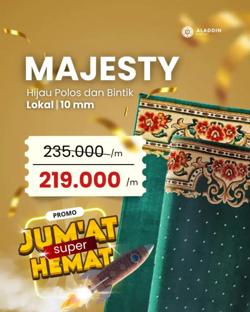 Jual Karpet Masjid Murah Promo Hari Jum'at