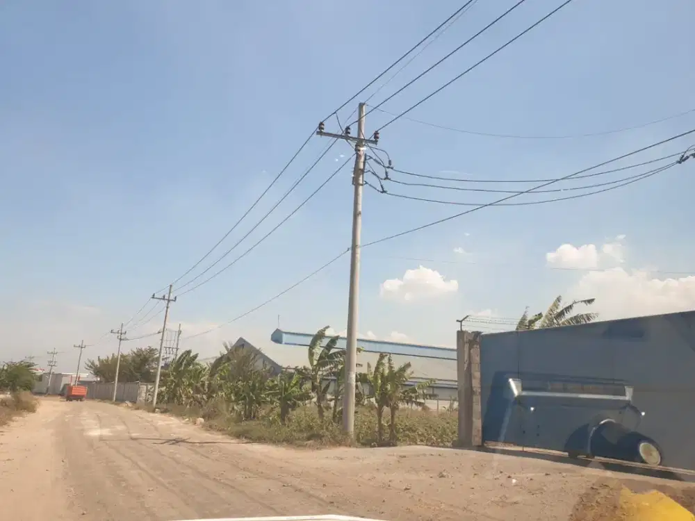 Tanah Wringinanom Gresik Cuma, Cocok Utk Industri & Pergudangan
