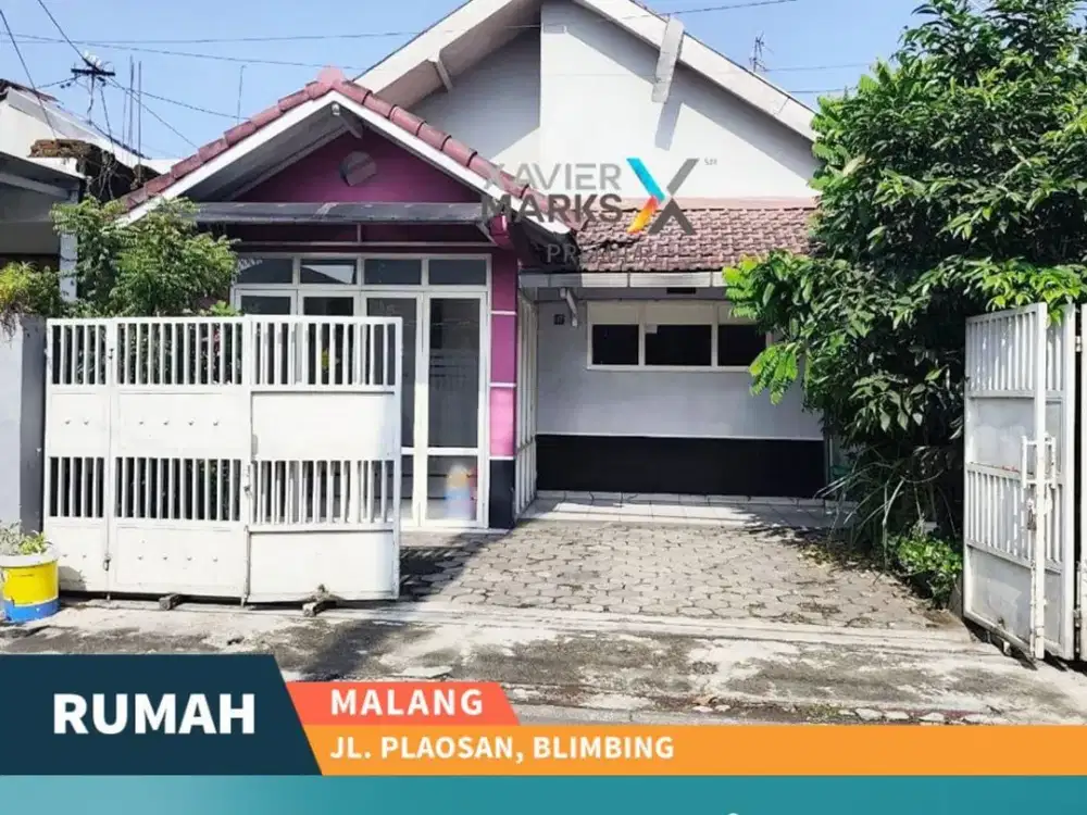 DIJUAL Rumah Terawat Full Furnish Ada Taman Indoor Siap Huni Lingkungan Nyaman Akses Jalan Tembus Dekat Perum Araya dan Pusat Kota di Jalan Plaosan