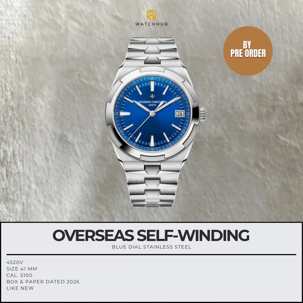 [PRE-ORDER] VACHERON CONSTANTIN OVERSEAS SELF-WINDING 4520V
