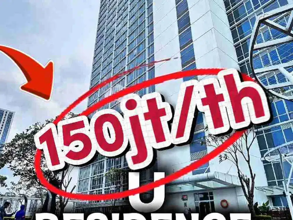 Disewakan penthouse garden U Residence Lippo karawaci