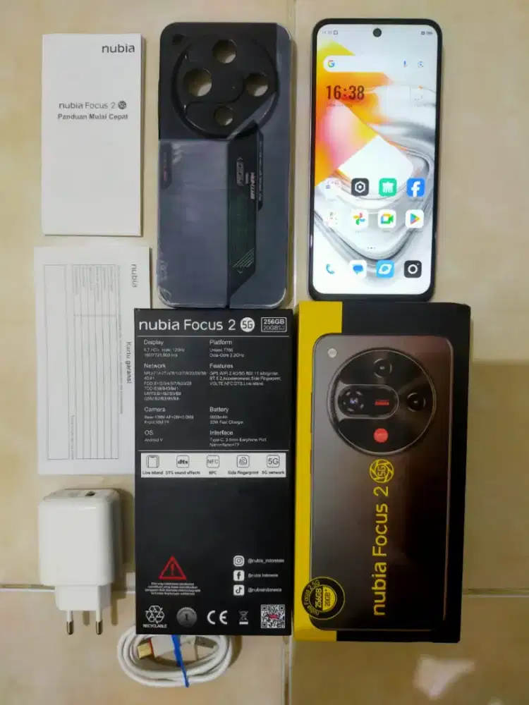 Nubia Focus 2 5G seperti baru 8/256