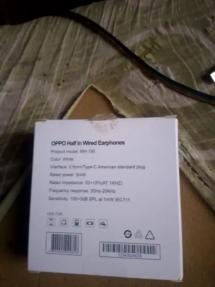 Hainset Oppo 100% original