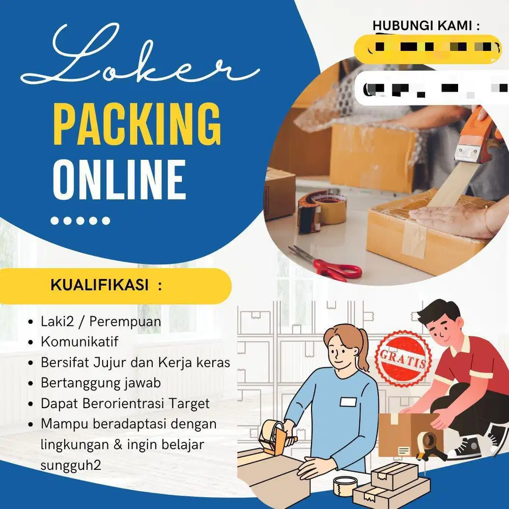 Loker gratis buat yang ingin bekerja