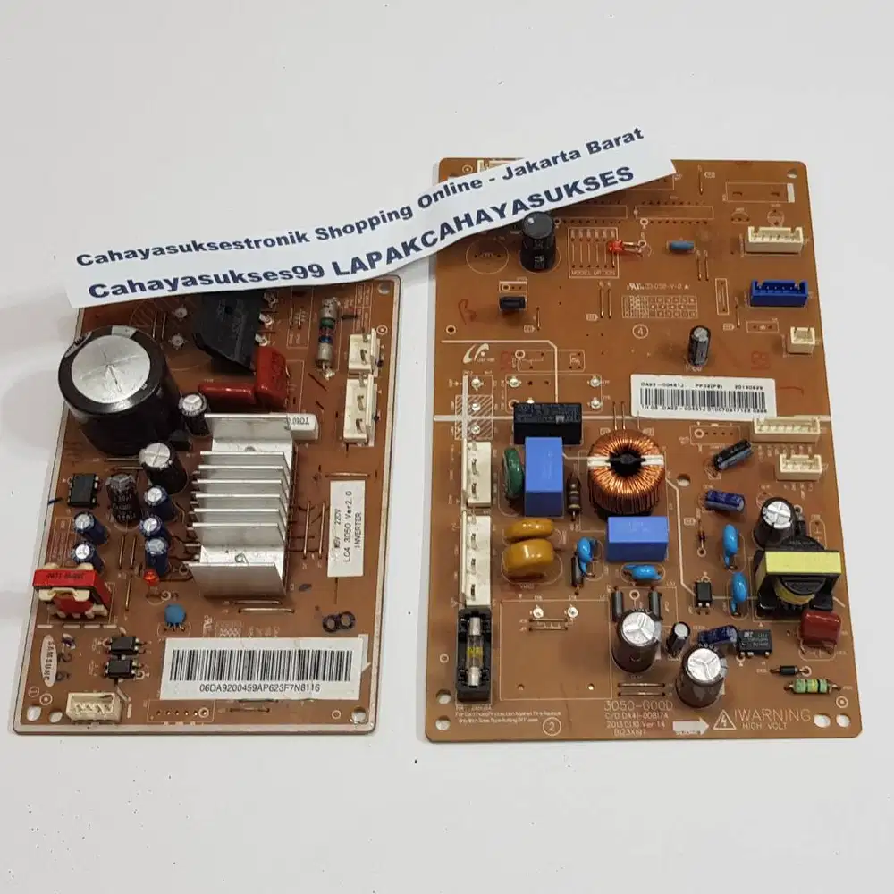 PCB Modul Inverter Kulkas Samsung 2 Pintu RT25FARBDSA Satu Set Second