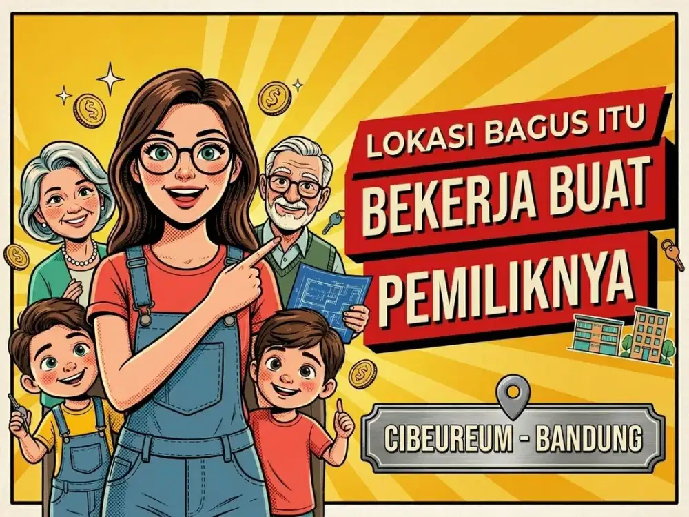 JUAL GUDANG DI CIBEUREUM, CIJERAH, CIMAHI, BANDUNG KOTA.