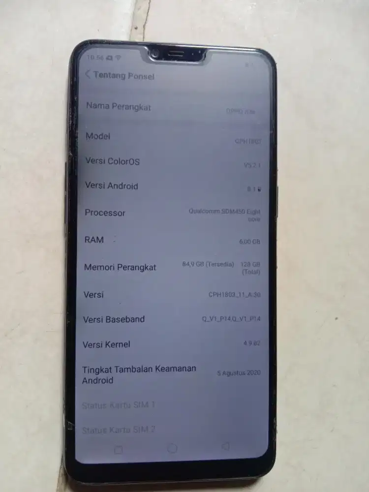 Oppo A3s ram 6 normal