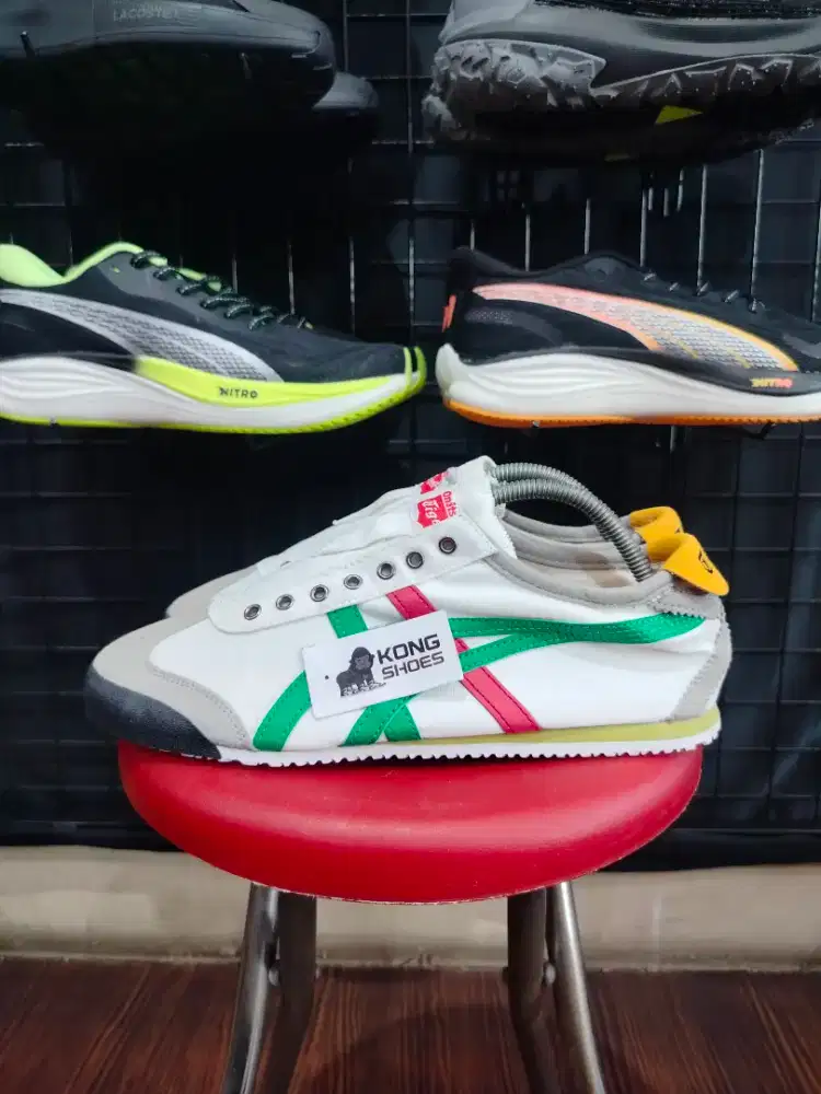 SEPATU ONIITSK TGR MEXICO GG SLIP ON GREEN RED