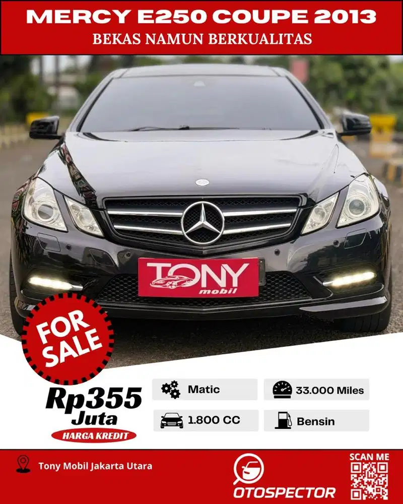 2 Pintu - Mercedes Benz E250 Coupe  2013
