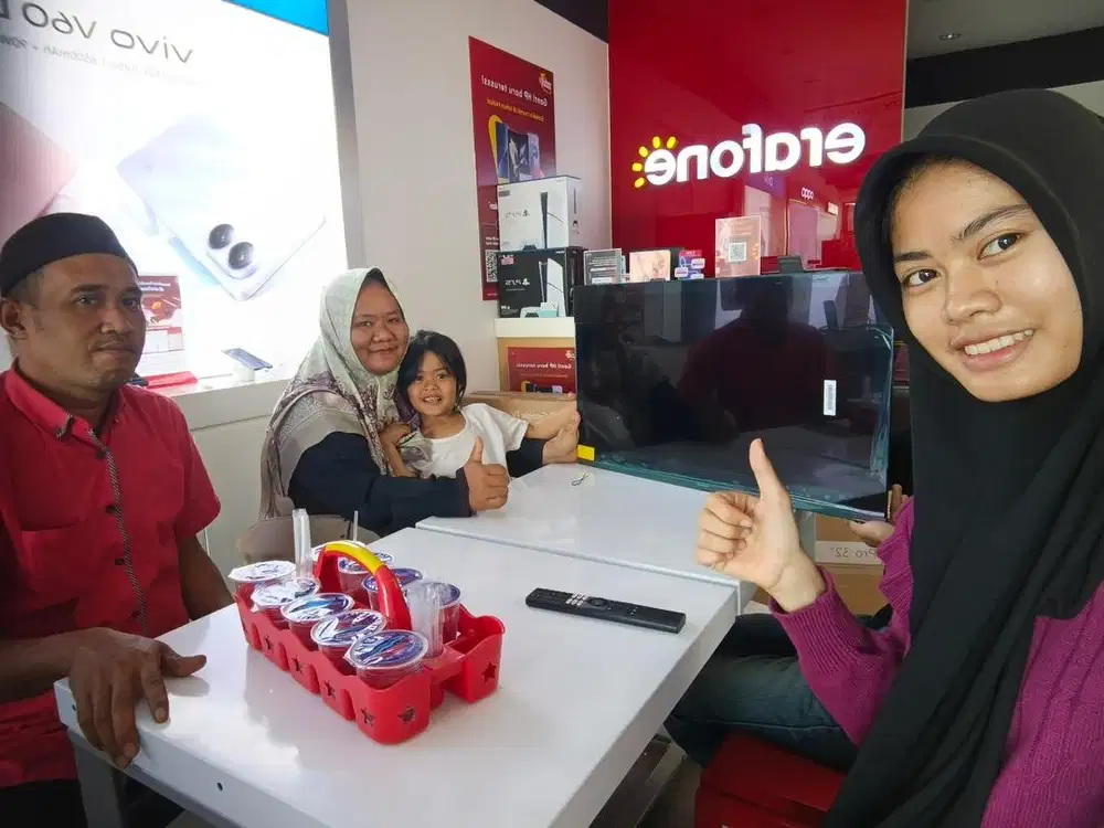 tv termurah terlengkap bisa kredit 0% tanpa dp google tv